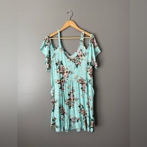 Torrid Short Sleeve Floral Dress